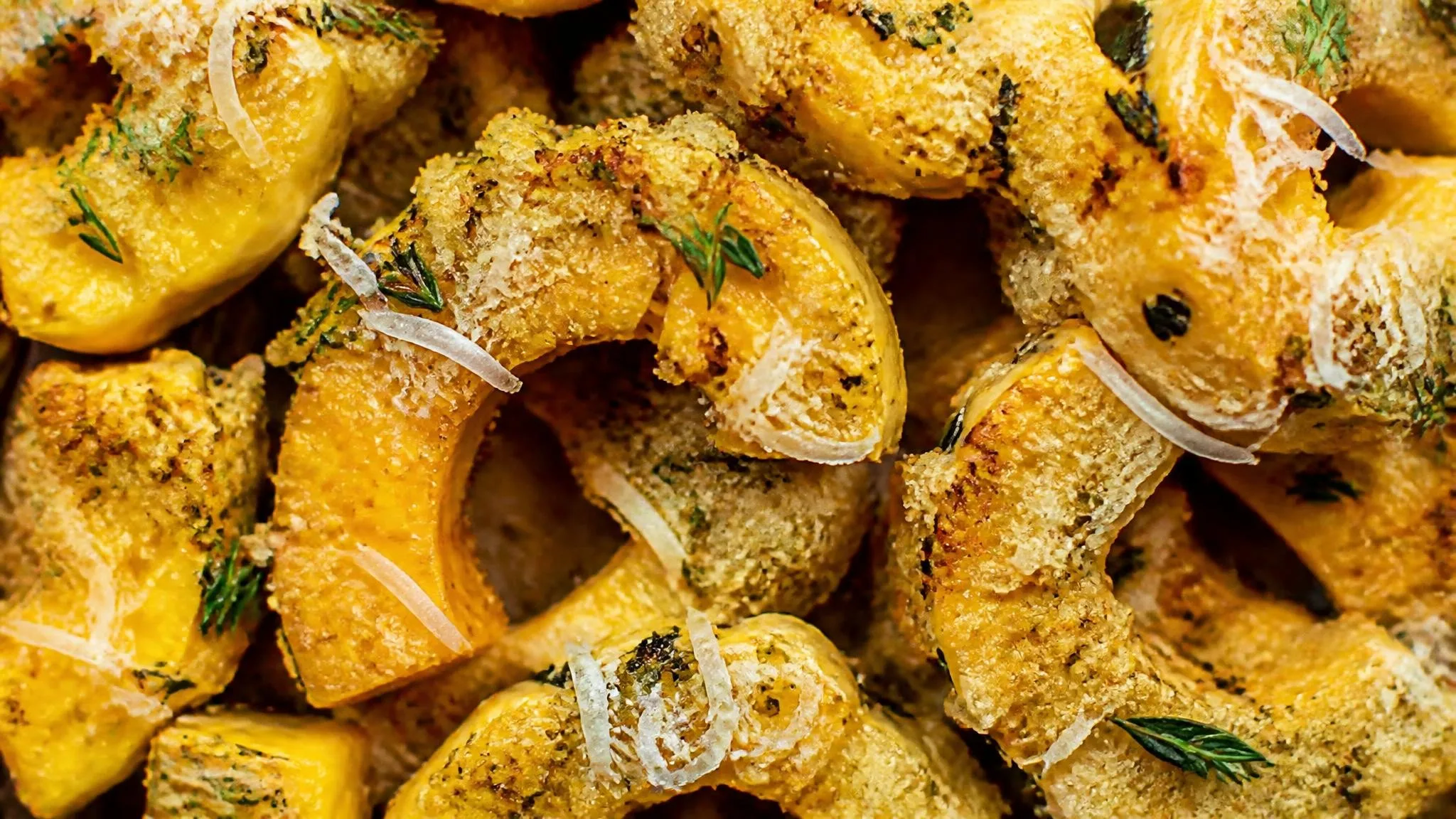 Delicata Parmesan Crisps | The perfect fall appetizer
