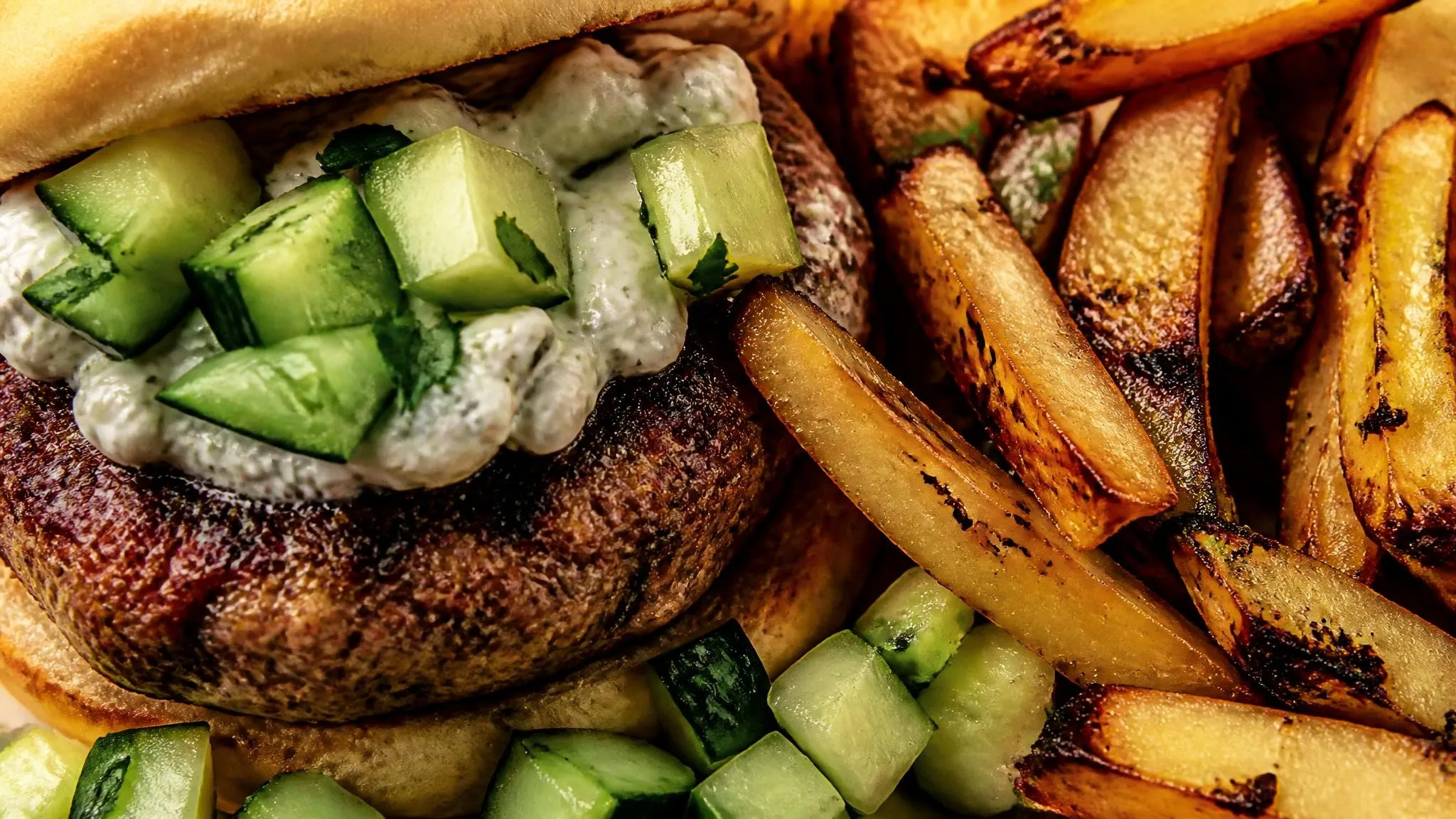 Za’atar Chicken Burgers with Labneh